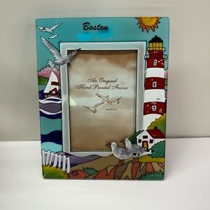 Stained glass picture frame 4x6 BOSTON